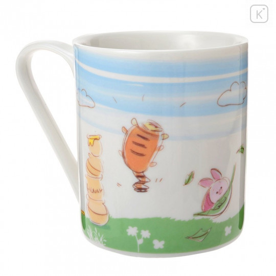 Japan Disney Store Tsum Tsum Ceramic Mug - Winnie the Pooh & Friends - 2