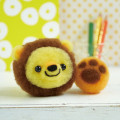 Japan Hamanaka Aclaine Pom Pom Craft Kit - Bonbon Lion and Toy Ball - 1