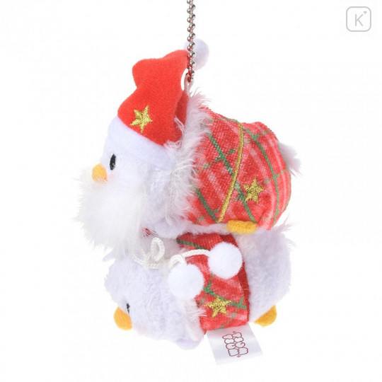 Japan Disney Store Tsum Tsum Key Chain - Donald & Daisy × Santa Christmas - 3