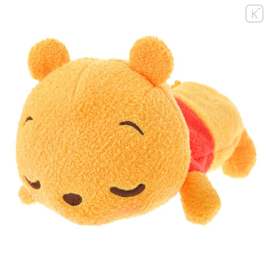 Japan Disney Store Plush Pen Case - Sleeping Pooh - 1