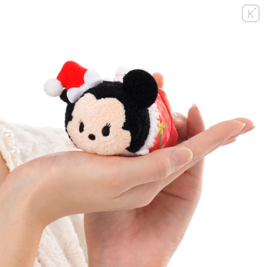 Japan Disney Store Tsum Tsum Mini Plush (S) - Minnie × Christmas 2015 - 7