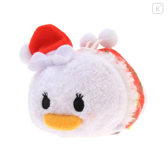 Japan Disney Store Tsum Tsum Mini Plush (S) - Daisy × Christmas 2015 - 1