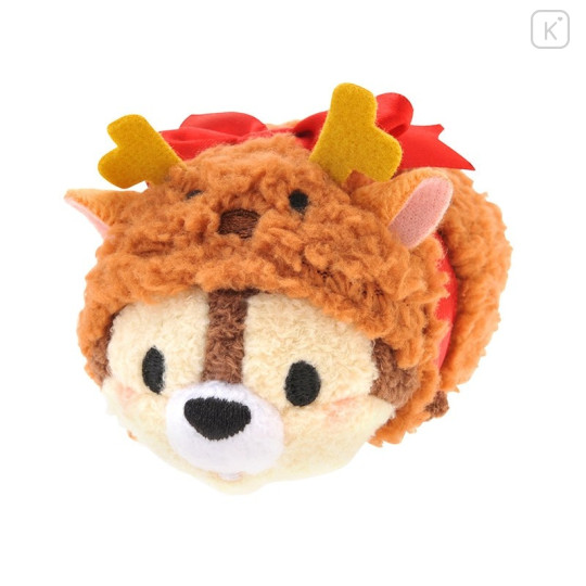 Japan Disney Store Tsum Tsum Mini Plush (S) - Chip × Christmas 2015 - 1