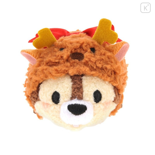 Japan Disney Store Tsum Tsum Mini Plush (S) - Chip × Christmas 2015 - 2