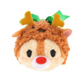Japan Disney Store Tsum Tsum Mini Plush (S) - Dale × Christmas 2015 - 2
