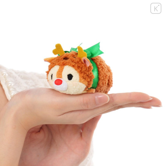Japan Disney Store Tsum Tsum Mini Plush (S) - Dale × Christmas 2015 - 7