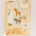 Japan Hamanaka Wool Needle Felting Kit - Giraffe, Zebra & Elephant Brooch - 2