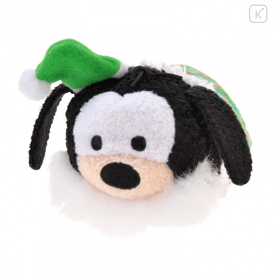 Japan Disney Store Tsum Tsum Mini Plush (S) - Goofy × Christmas 2015 - 1