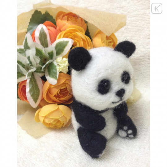 DIY Needle Felting Kit - Baby Panda - 2