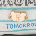 Japan Rilakkuma Zipper Makeup Stationery Pencil Bag Pouch - White & Blue - 2