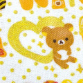 Japan Rilakkuma meets Honey - Zipper Makeup Stationery Pencil Bag Pouch - White & Yellow - 2