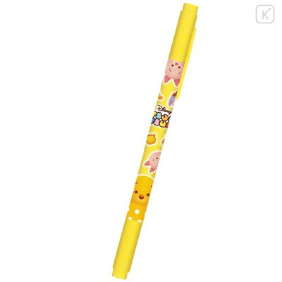 Japan Disney Tsum Tsum Doubled Size Color Gel Pen - Yellow - 1