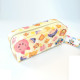 Japan Disney Tsum Tsum Gold Zipper Pouch Staionery Pencil Case - Winnie the Pooh & Friends