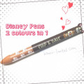 Japan Disney Two Color Mimi Pen - Chip & Dale - 2