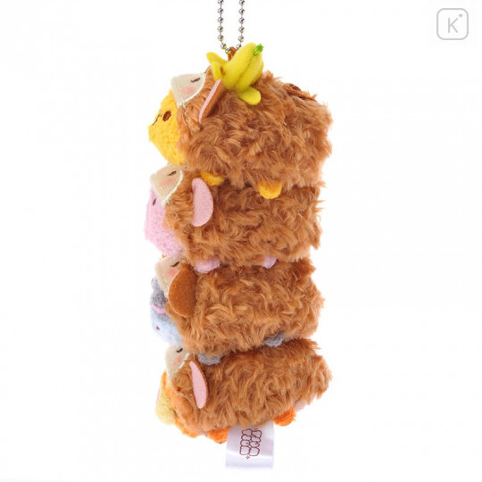 Japan Disney Store Tsum Tsum Pair Plush Keychain - Pooh & Friends × 2016 New Year Monkey - 3