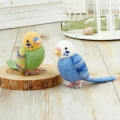 Japan Hamanaka Wool Needle Felting Kit - Two Budgerigar Parrot Birds - 1