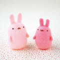 Japan Hamanaka Aclaine Needle Felting Kit - Squishy Rabbit - 1