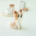 Japan Hamanaka Wool Needle Felting Kit - Long Coat Chihuahua - 1
