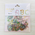 Moji Moji Flake Stickers 78pcs - Alphabet B03 - 1