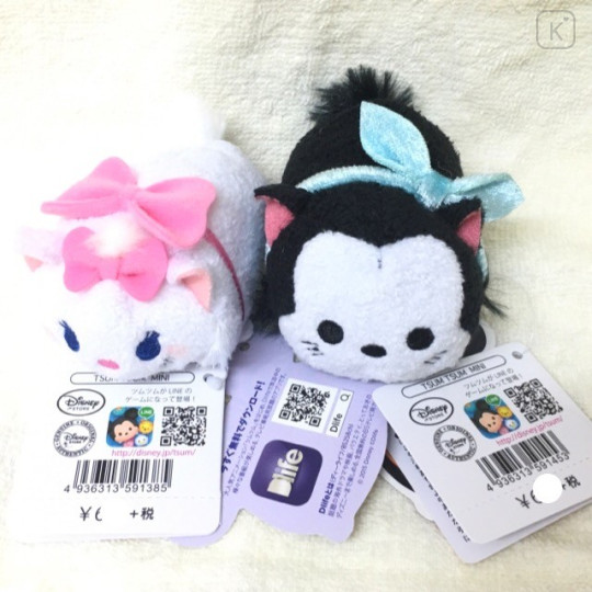Japan Disney Store Tsum Tsum Mini Plush (S) - Figaro × Pinocchio - 8