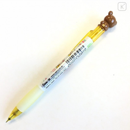 Japan San-X Rilakkuma & Kogumachan Mechanical Pencil - Yellow - 5