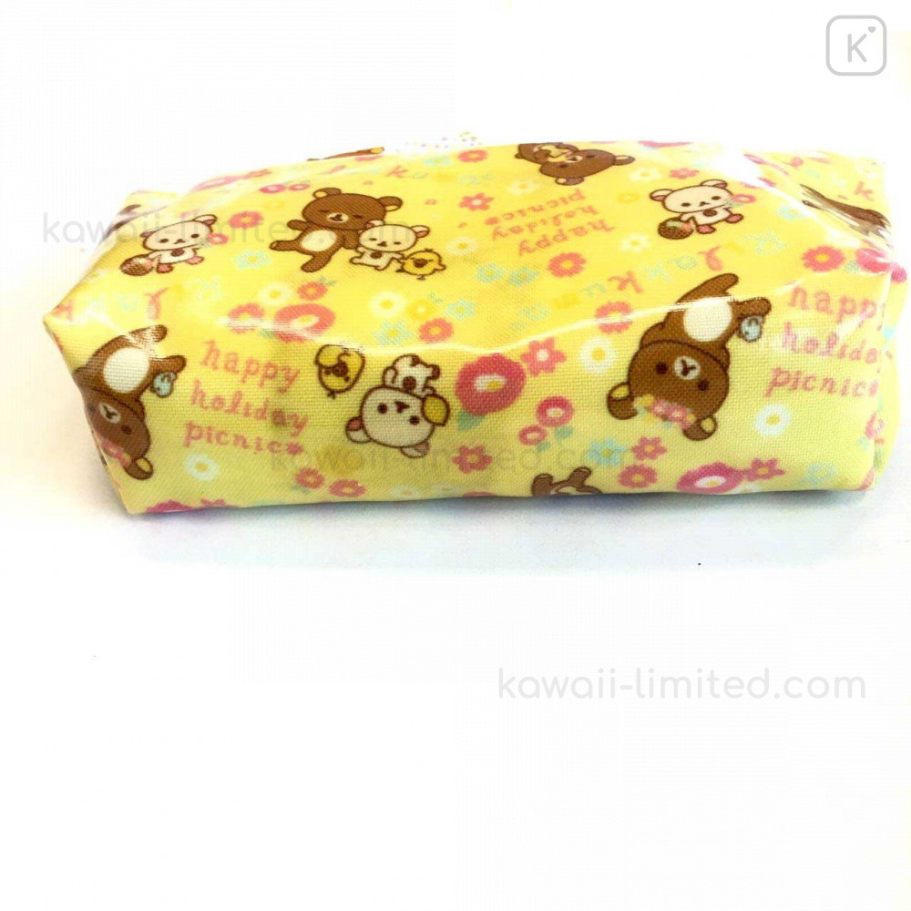 Japan San-X Rilakkuma Pencil Case Zipper Pouch - Yellow | Kawaii Limited