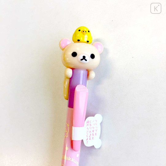 Japan San-X Rilakkuma Mechanical Pencil - White Bear & Yellow Bird - 1