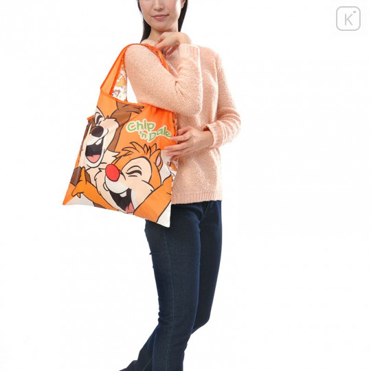 Japan Disney Store Eco Shopping Bag - Chip n Dale - 6
