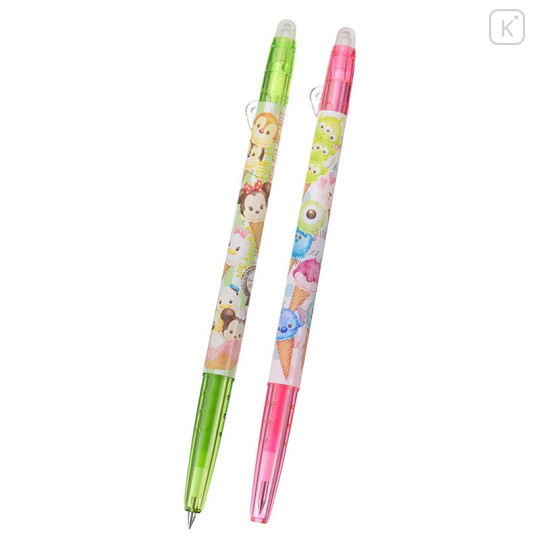 Japan Disney FriXion Erasable Gel Pen 2pcs Tsum Tsum Ice Cream