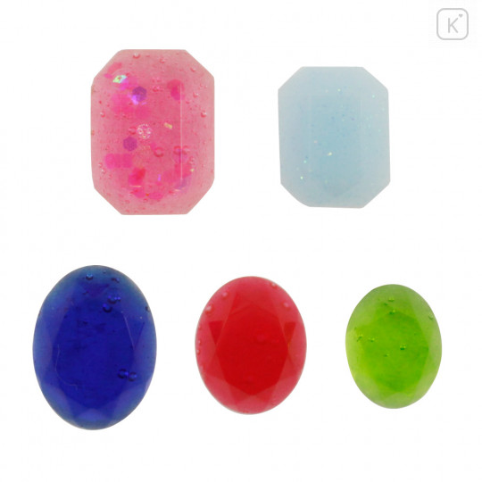 Japan Padico Jewel Mold Mini Clay & UV Resin Soft Mold - Jewelry Cut Square & Oval - 6