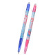 Japan Disney Store FriXion Erasable 0.38mm Gel Pen 2pcs - Ariel & Sebastian