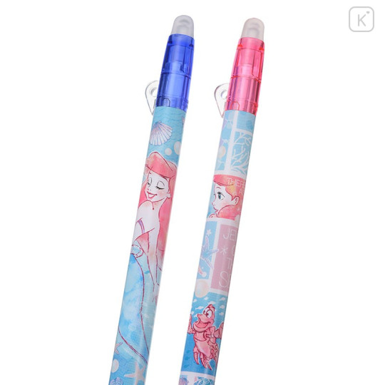 Japan Disney Store FriXion Erasable 0.38mm Gel Pen 2pcs - Ariel & Sebastian - 3