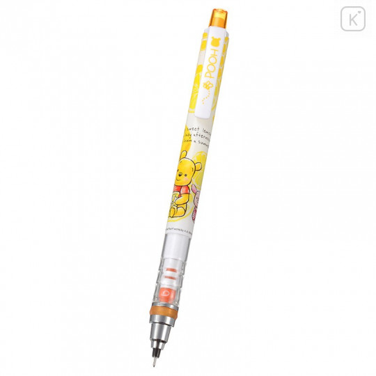 Japan Disney Store Uni Kuru Toga Auto Lead Rotation 0.5mm Mechanical Pencil - Winnie the Pooh - 1