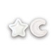 Japan Kiyohara Mini Silicone Motif Mold - Star & Moon