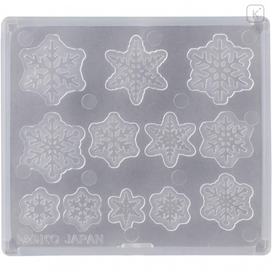 Japan Padico Clay & UV Resin Soft Mold - Snow Crystal - 2