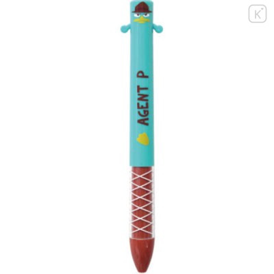Japan Disney Two Color Mimi Pen - Perry the Platypus - 1