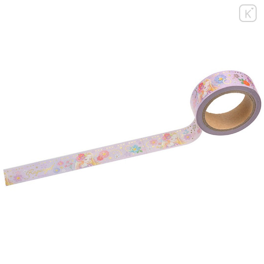 Japan Disney Store Washi Paper Masking Tape - Tangled Rapunzel Luna - 1