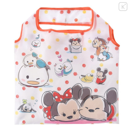 Japan Disney Store Eco Shopping Bag - Tsum Tsum Mickey and Friends - 1