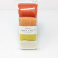 Japan Hamanaka Wool Candy 4-Color Set - Acid Orange - 2