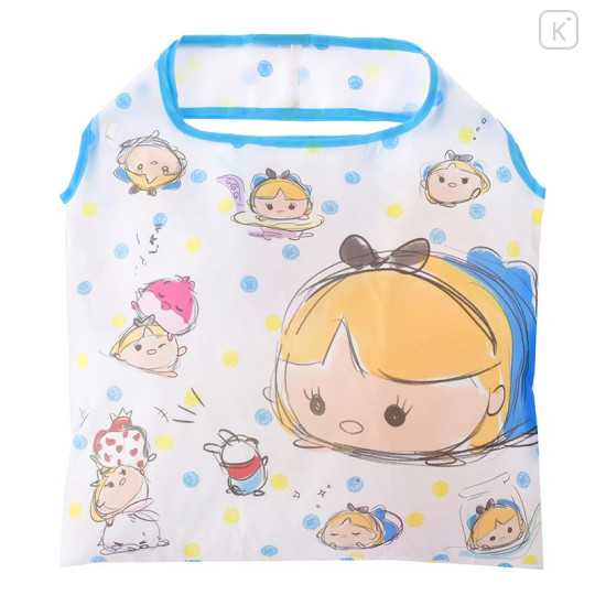 Japan Disney Store Eco Shopping Bag - Tsum Tsum Alice in the Wonderland and Friends - 1