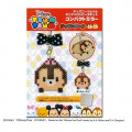 Japan Disney Tsum Tsum Mini Iron Beads Craft Kit - Chip & Dale Mirror - 1