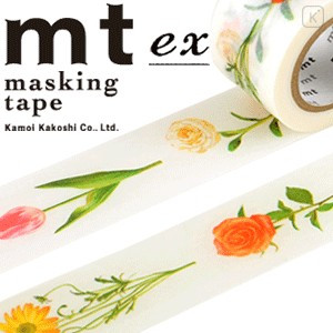 Japan MT Washi Masking Tape - Flower - 1