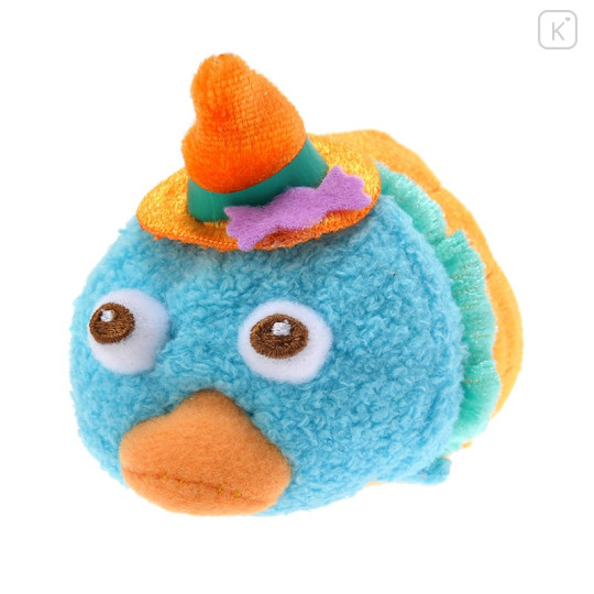 Japan Disney Store Tsum Tsum Mini Plush (S) - Pumpkin Perry the Platypus × Halloween 2016 - 1