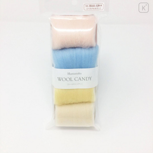 Japan Hamanaka Wool Candy 4-Color Set - Pastel Colors - 2