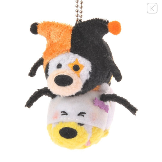 Japan Disney Store Tsum Tsum Pair Plush Keychain - Pluto & Goofy × Halloween - 1