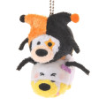 Japan Disney Store Tsum Tsum Pair Plush Keychain - Pluto & Goofy × Halloween - 1