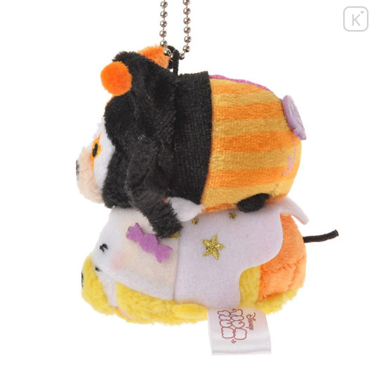 Japan Disney Store Tsum Tsum Pair Plush Keychain - Pluto & Goofy × Halloween - 3