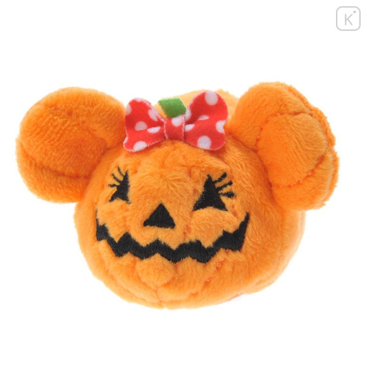 Japan Disney Store Tsum Tsum Mini Plush (S) - Minnie Pumpkin × Halloween 2016 - 1