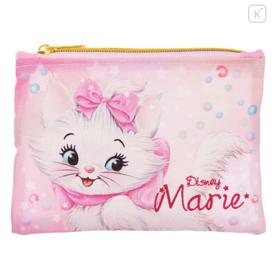 Japan Disney Store Zipper Pouch & Pocket Tissue Holder - Marie Cat - 1