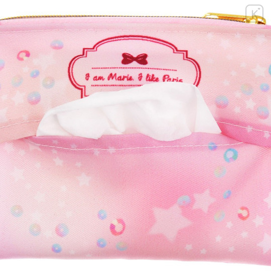 Japan Disney Store Zipper Pouch & Pocket Tissue Holder - Marie Cat - 3